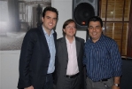 Diego de Nadai, Germano Pavan Neto e Luciano Corrêa foto divulgação